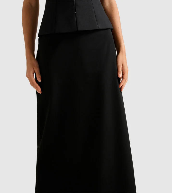 Forever New  DREW Solid Maxi Skirt for Women | Best Price UAE